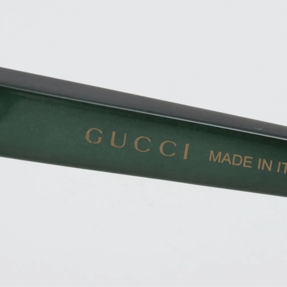 Gucci Interlocking G Sunglasses  GG0369S - Green - Picture 4 of 5
